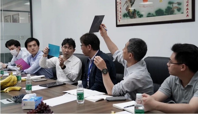 爱普生代表团莅临金谷田总部参观交流